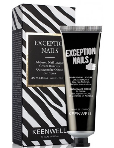 Quitaesmalte en crema sin acetona Exception Nails Keenwell