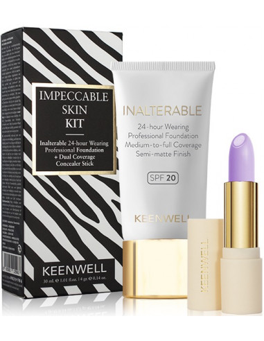 Impeccable Skin Kit (Inalterable make up 3 + corrector) Keenwell