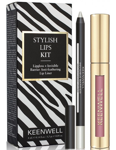 Stylish Lips Kit (gloss 66 + perf barrier) Animal Instinct Keenwell