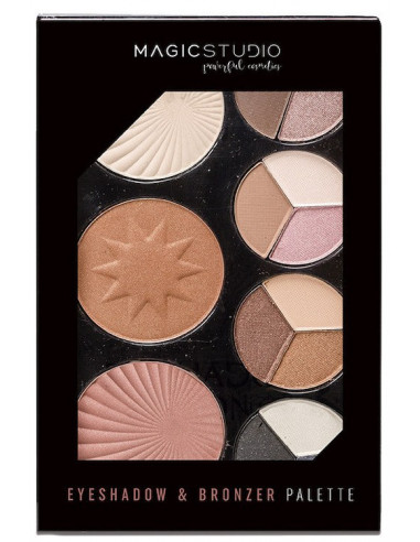 Paleta de sombras y polvos bronceadores Eyeshadow & Bronzer Magic Studio