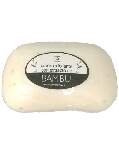 Jabón exfoliante con bambú Walkiria