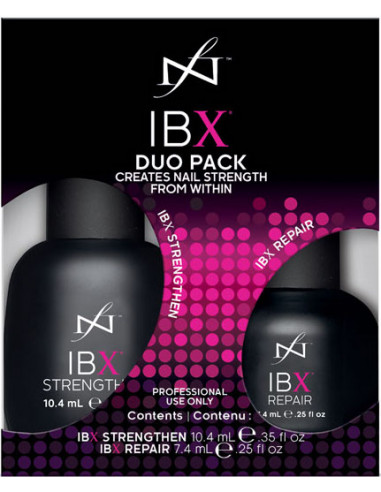 Tratamiento uñas dañadas IBX Duo pack Famous Names