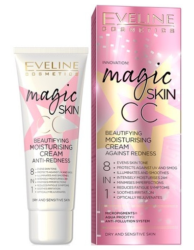 CC Cream Magic Skin anti rojeces 8 en 1 Eveline