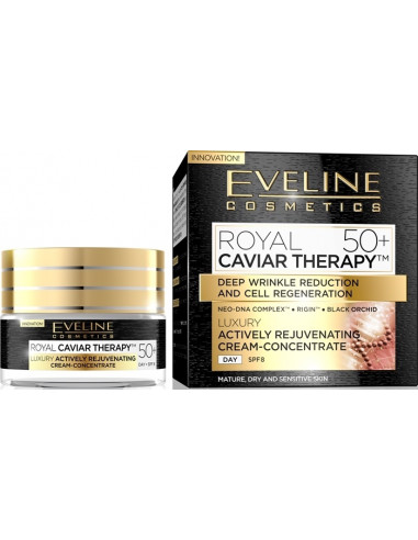 Crema antiarrugas regeneradora Royal Caviar 50+ Eveline