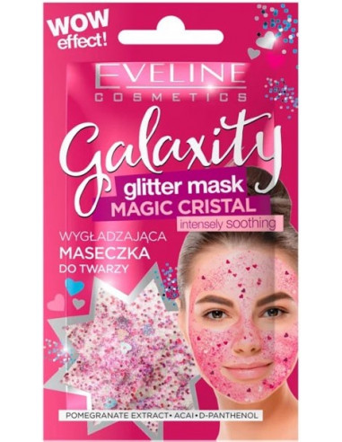 Mascarilla iluminadora Galaxity Glitter Eveline