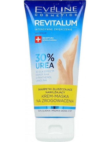 Crema mascarilla durezas 30% urea Revitalum Eveline