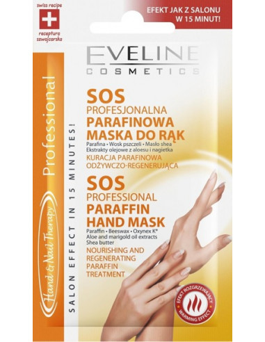 Mascarilla manos parafina Eveline