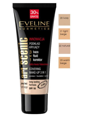 Base de maquillaje con corrector Art Scenic Eveline