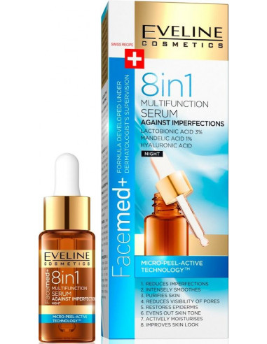 Serum 8 en 1 anti imperfecciones Facemed+ Eveline