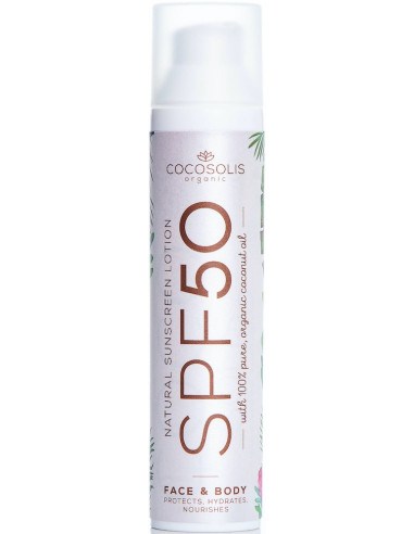 Loción protector solar SPF 50 Cocosolis