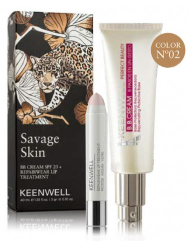 Pack BB cream 2 SPF20 + bálsamo labial Savage Keenwell