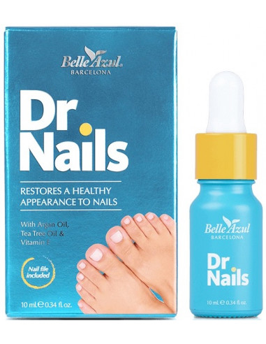 Tratamiento uñas anti-hongos y fortalecedor Dr Nails Belle Azul