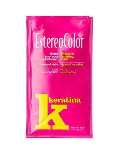 Tratamiento shock reparador keratina EstereoColor