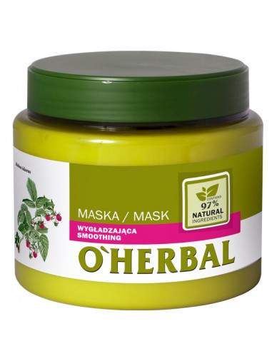 Mascarilla suavizante frambuesa O'Herbal