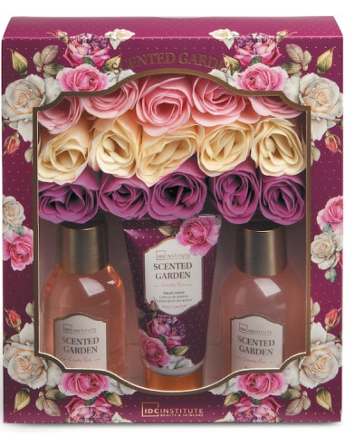 Caja regalo 4 productos baño Scented Garden IDC