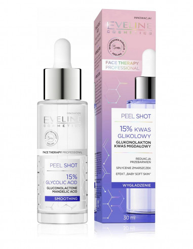 Peel Shot facial 15% Ácido Glicólico Eveline 30 ml