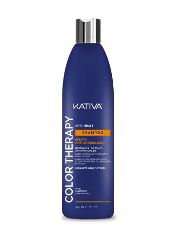 Champú Color Therapy anti-naranja Anti Brass Kativa 355 ml