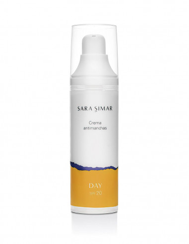 Crema de día SPF20 airless antimanchas Sara Simar 50 ml