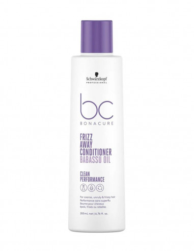 Acondicionador Bonacure Frizz Away Schwarzkopf Professional 200 ml