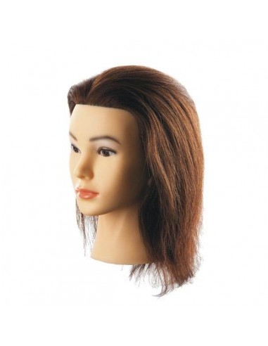 Maniquí pelo natural con soporte Steinhart 30 cm