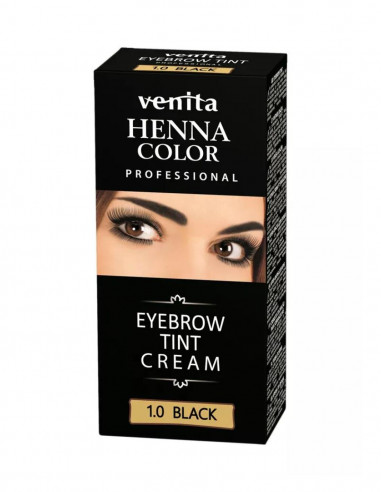 Henna crema para cejas Venita 1.0 Negro