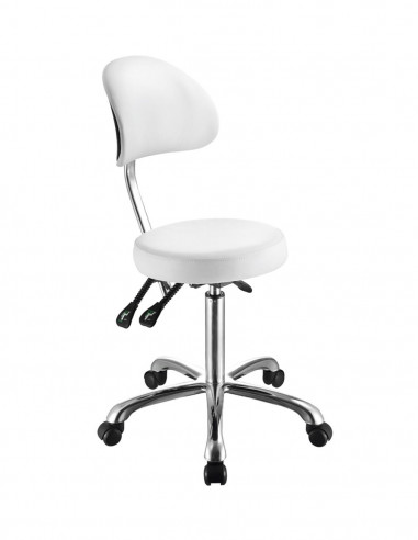 Taburete Comfort Weelko Blanco