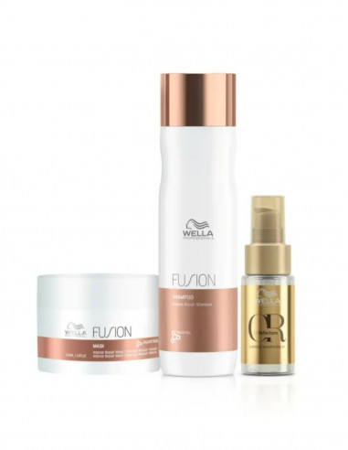 Pack Fusion Champú + Mascarilla + Oil Reflection Wella Professionals