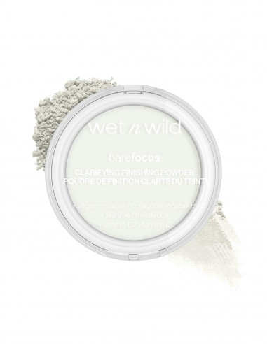 Polvo Bare Focus Clarifying Finishing Powder Wet n Wild Translúcido