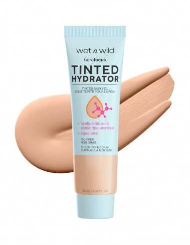 Fondo Bare Focus Tinted Hydrator Skin Veil Wet n Wild Fair