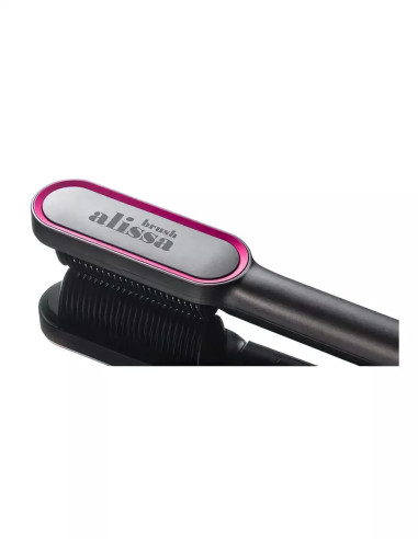 Cepillo alisador alissa brush new negro/fucsia Myhair