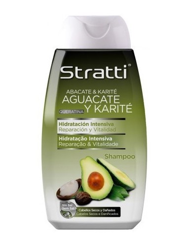 Champú aguacate y karité Stratti