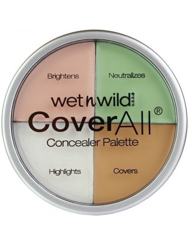 Paleta correctora Coverall concealer palette Wet n Wild