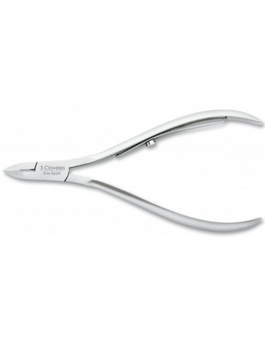 Alicate cutícula inoxidable 5 mm 10 cm 3 Claveles