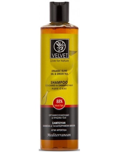 Champú de oliva cabello teñido Velvet Natural