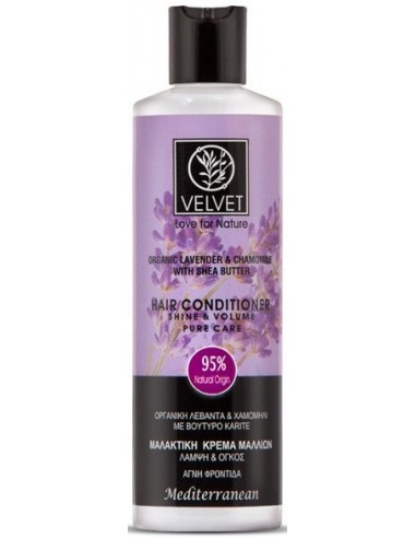 Acondicionador de lavanda brillo y volumen Velvet Natural