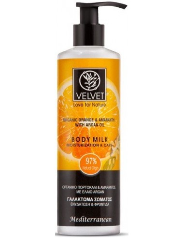 Body milk naranja Velvet