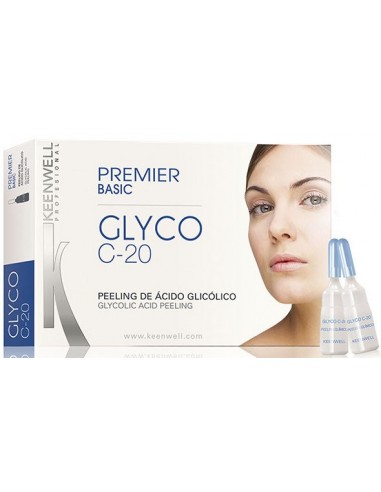 Glyco C 20 ampollas de ácido glicólico Keenwell