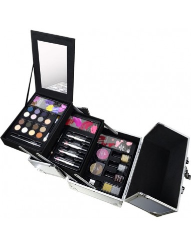 Color Play travel make up case silver The Color Workshop