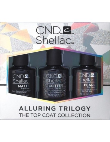 Pack top coats Shellac Alluring Trilogy CND