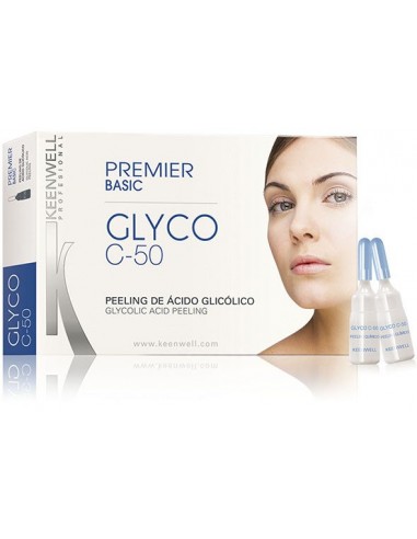 Glyco C50 ampollas de ácido glicólico Premier Keenwell