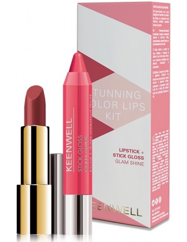 Pack Stunning Lips (Lip Beauty 40 + stick gloss) Keenwell