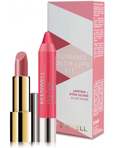 Pack Stunning Lips (Lip Beauty 41 + stick gloss) Keenwell