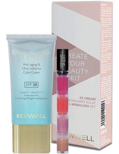 Pack Create Your Beauty Kit (crema color SPF20 + minigloss) Keenwell