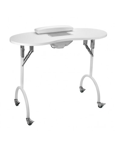 Mesa de manicura plegable con aspirador Eurostil