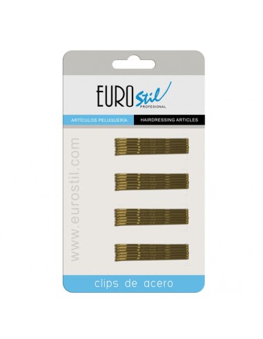 Clips de acero 24 unidades 50mm Eurostil