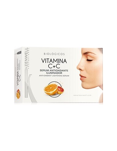 Serum iluminador Vit C+C Biológicos en ampollas Keenwell