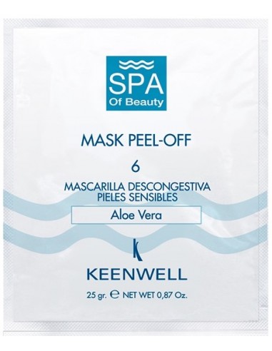 Mascarilla Peel Off descongestiva nº6 monodosis Keenwell