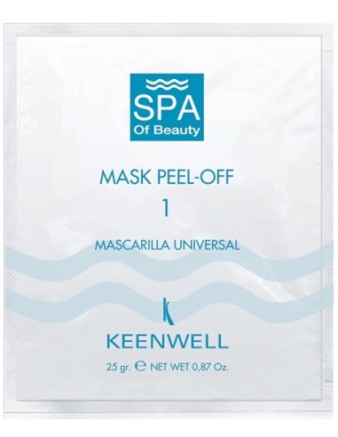 Mascarilla Peel Off universal nº 1 monodosis Keenwell