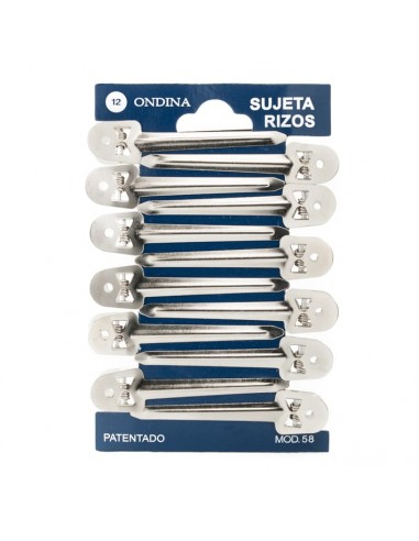 Pinza mosca metalica 12 uds Ondina