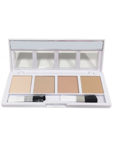 Paleta 4 tonos polvos compactos Elixir